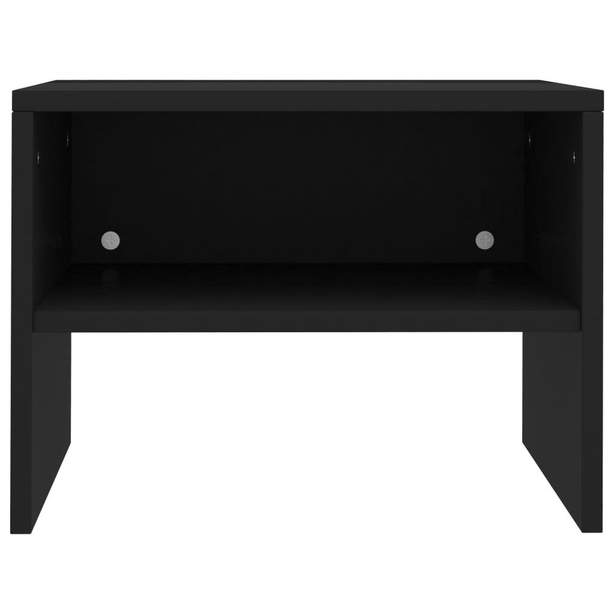 Voir la diapositive 5 : VIDAXL Tables de chevet 2 pcs Noir 40x30x30 cm Bois d'ingenierie