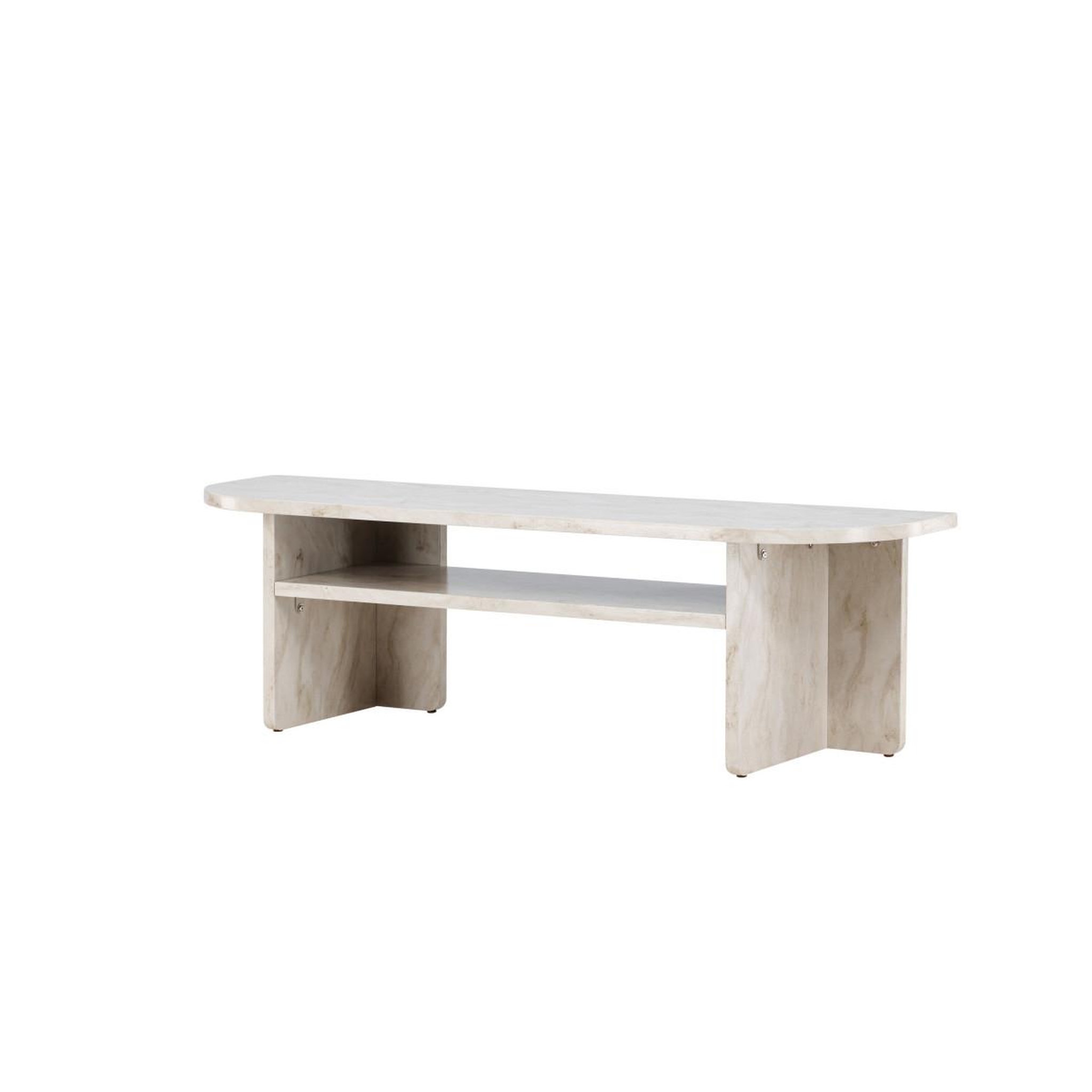 Voir la diapositive 5 : Paris Prix Meuble tv effet marbre  alesund  140cm beige