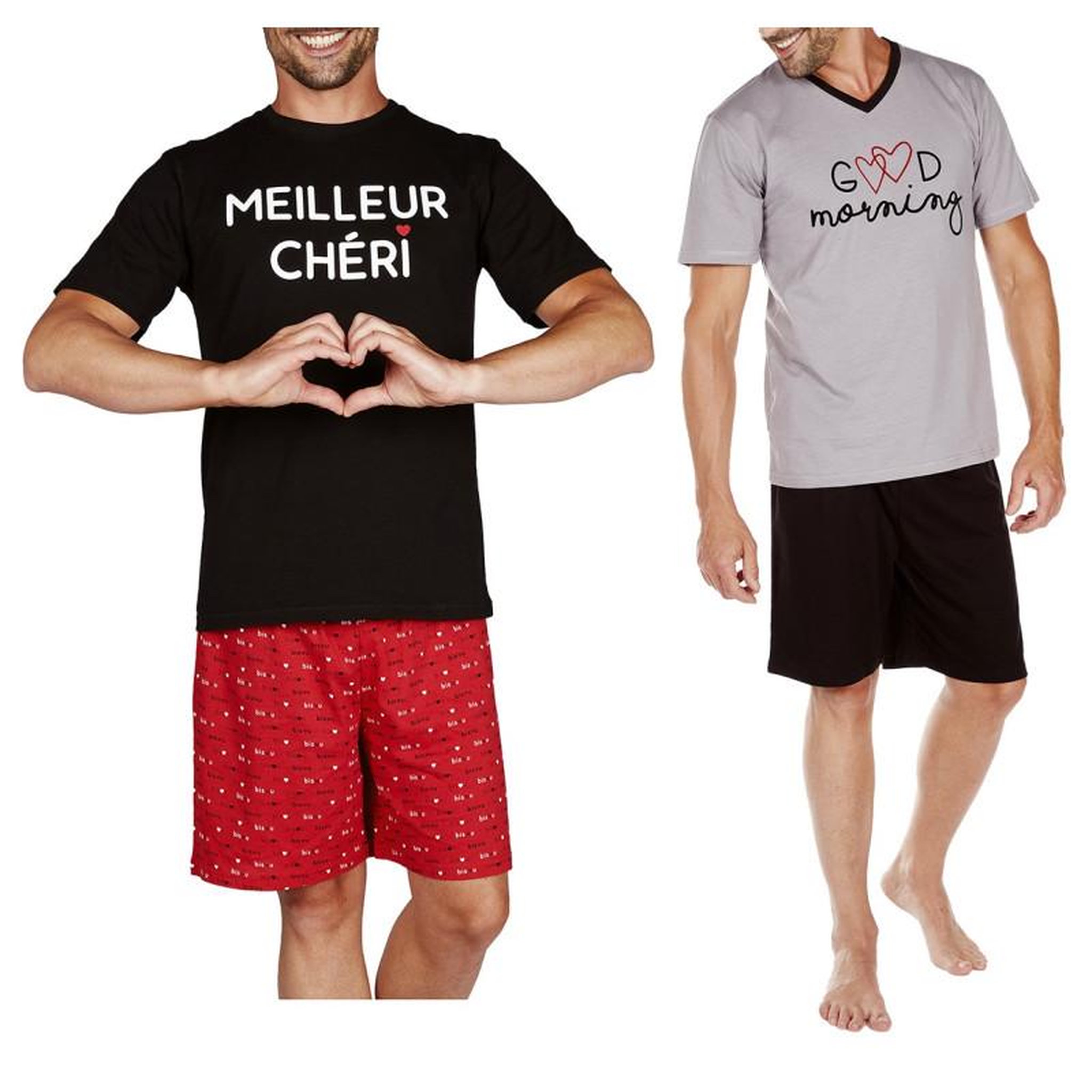 Voir la diapositive 2 : OZABI Pyjama Court COTON
