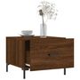 Voir la diapositive 4 : VIDAXL Tables basses 2 pcs chene marron 50x50x40 cm bois d'ingenierie