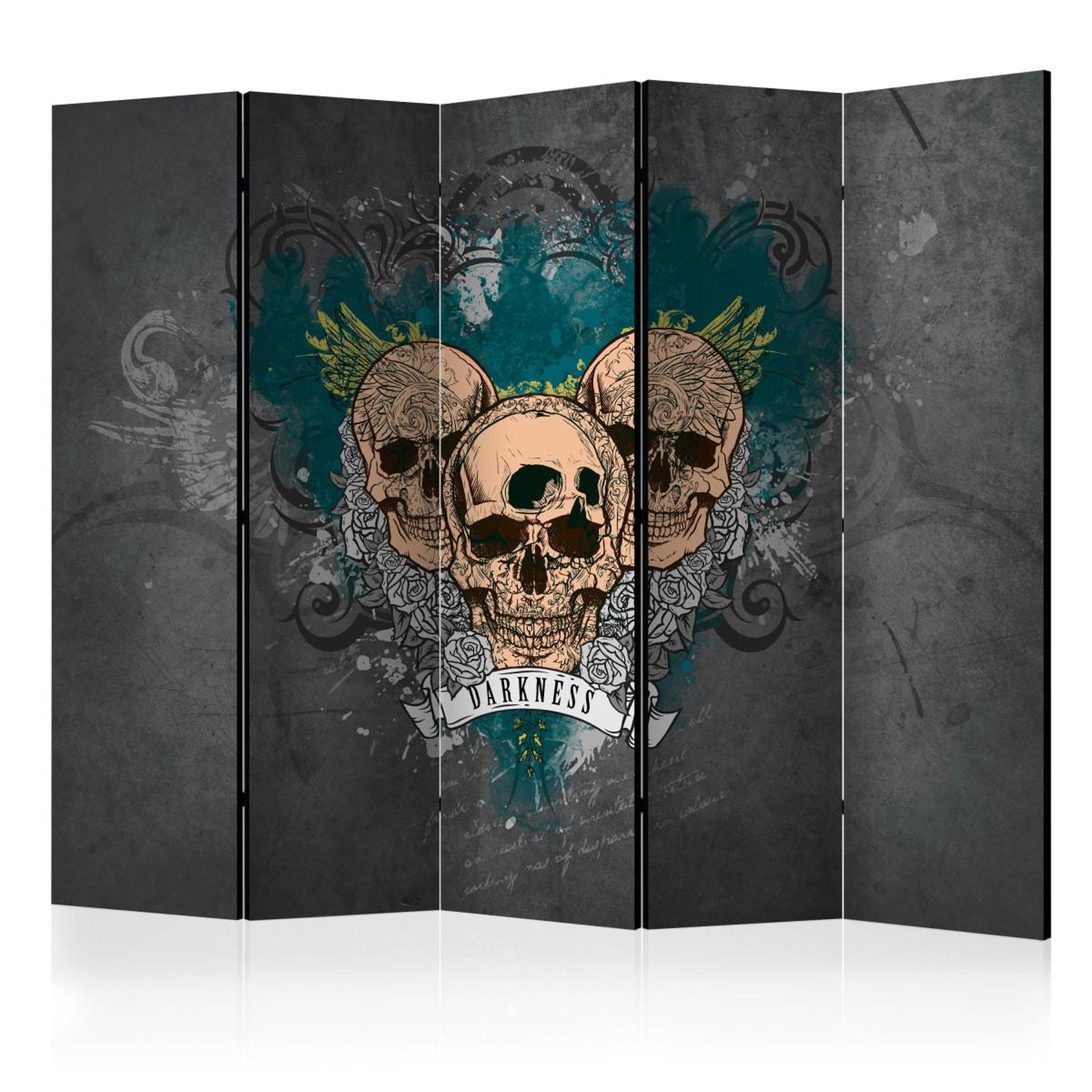 Paris Prix Paravent 5 volets  darkness ii  172x225cm