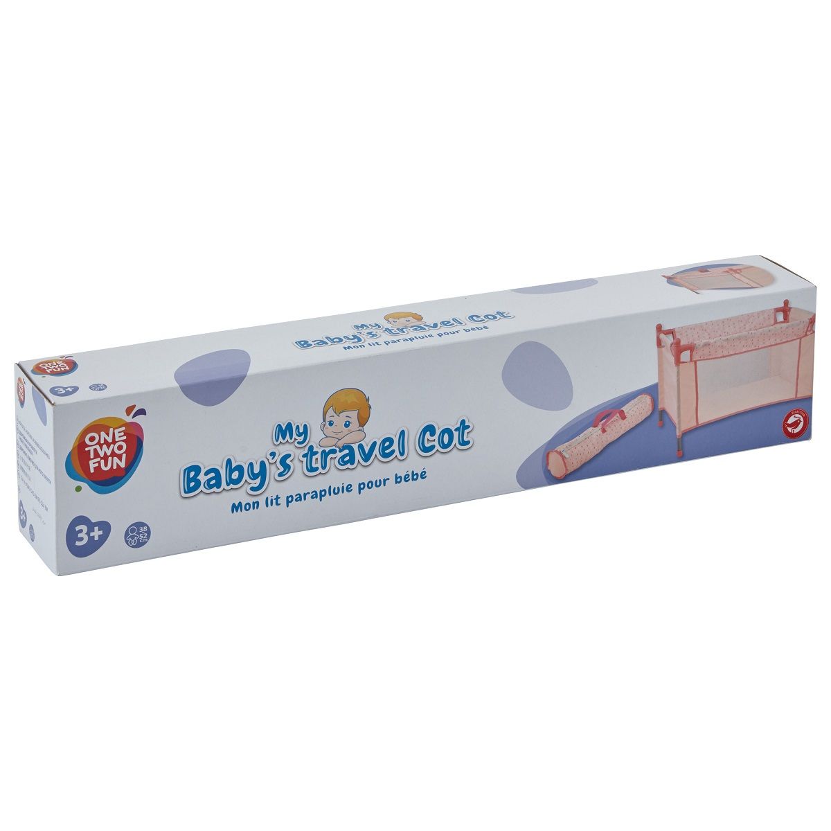 One Two Fun Lit parapluie pour poupons