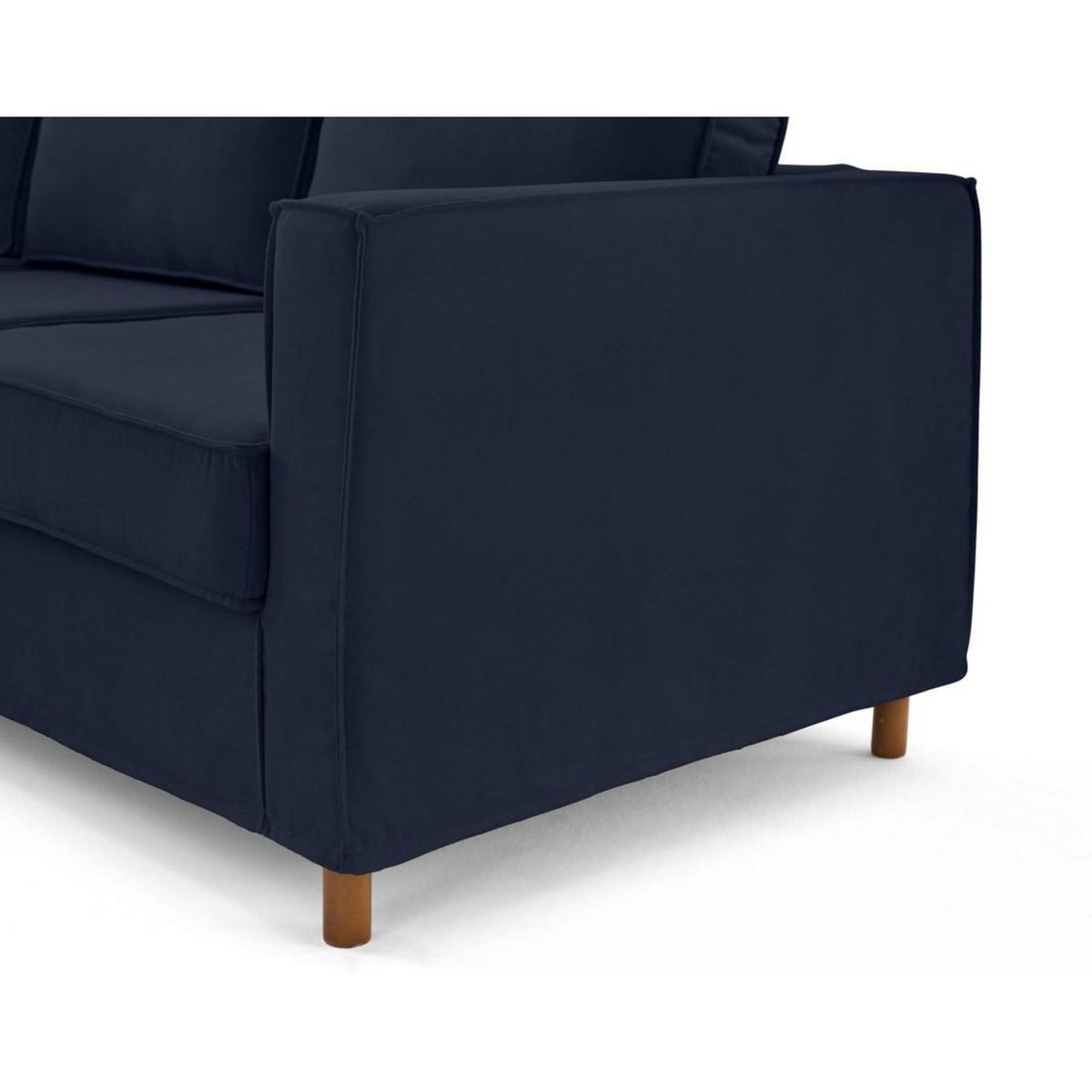 LISA DESIGN Jake - canapé déhoussable d'angle gauche 5 places en tissu