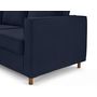 Voir la diapositive 6 : LISA DESIGN Jake - canapé déhoussable d'angle gauche 5 places en tissu