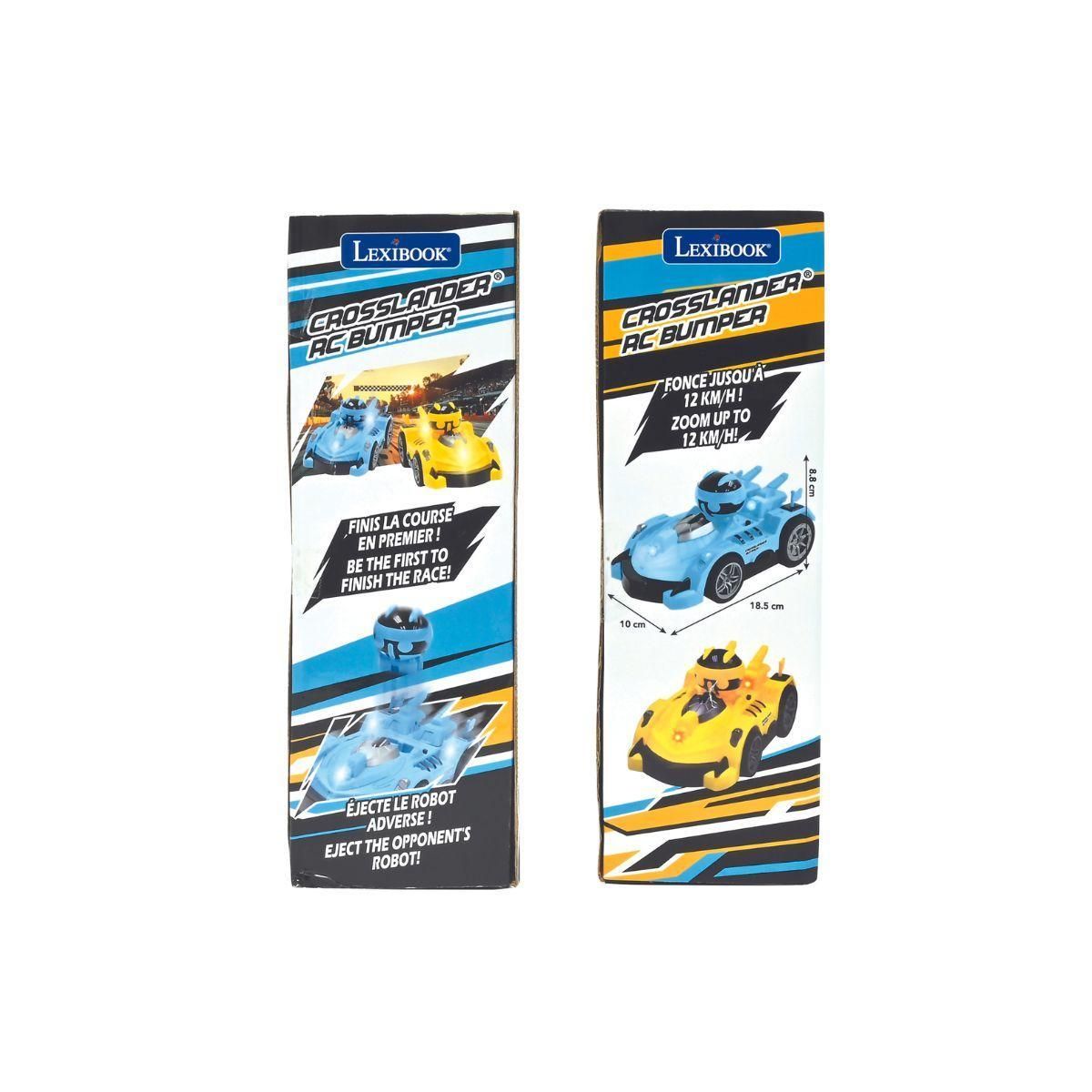 Lexibook Crosslander BUMPER – Set 2 voitures Bumper avec 2 figurines amovibles