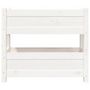 Voir la diapositive 5 : VIDAXL Jardiniere Blanc 77x25x66 cm Bois massif de pin