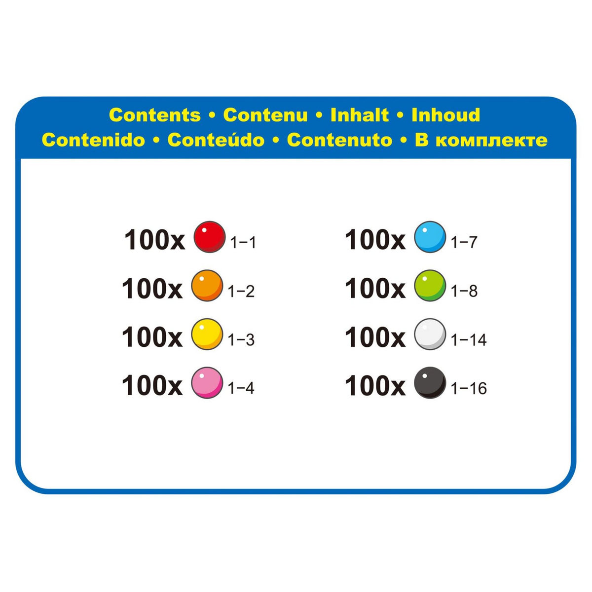 Aquabeads La recharge perles classiques