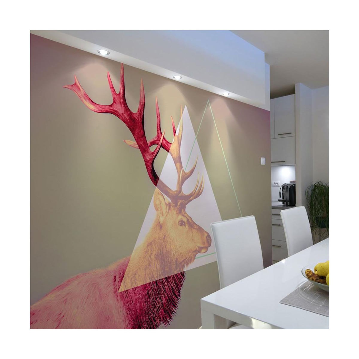 Paris Prix Papier Peint  Cerf Motif Graphique