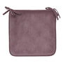 Voir la diapositive 1 : ATMOSPHERA Galette de Chaise Uni  Lilou  38x38cm Parme