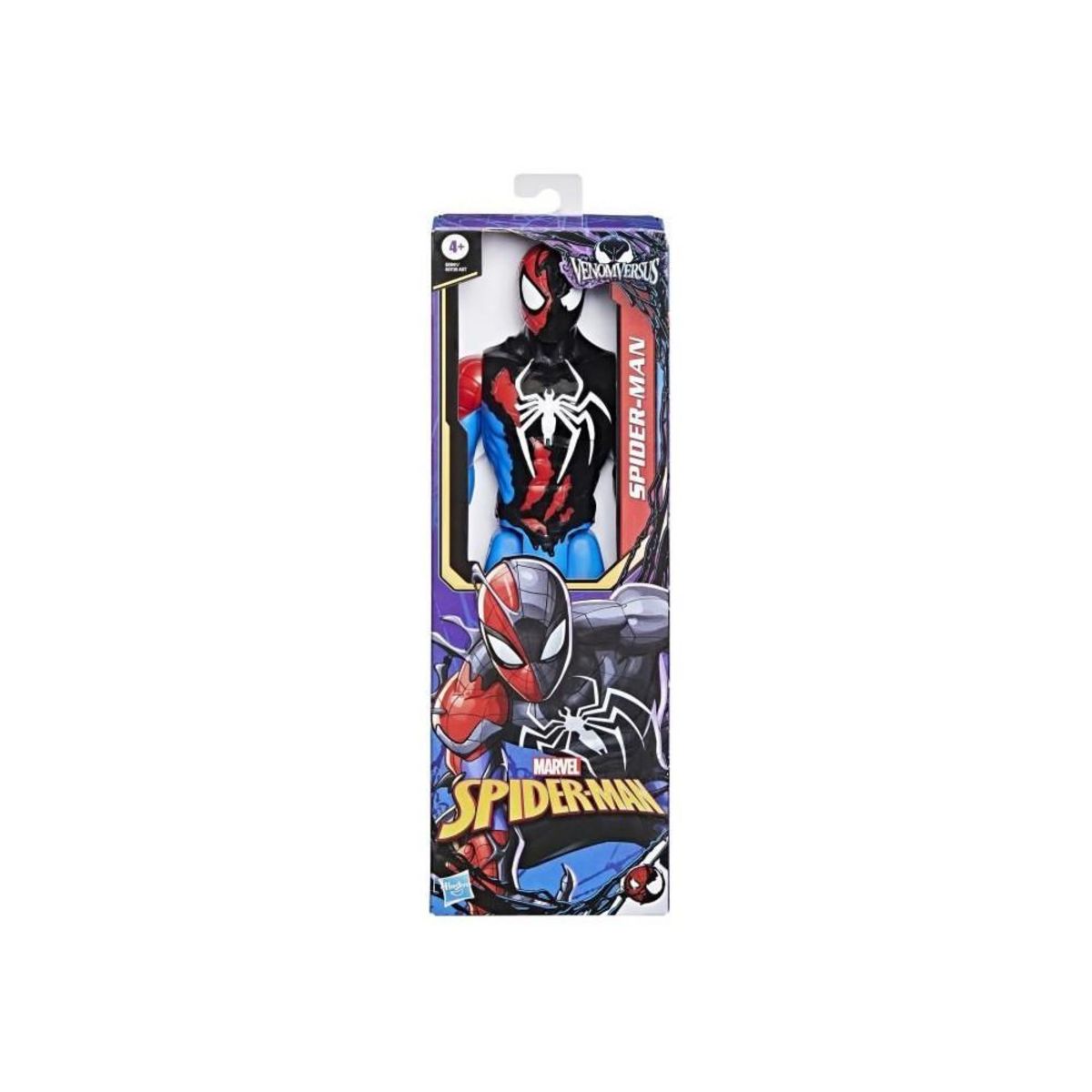 HASBRO Figurine Spider-Man VenomVersus de 30 cm, Titan Hero Series, Marvel Spider-Man VenomVersus, des 4 ans