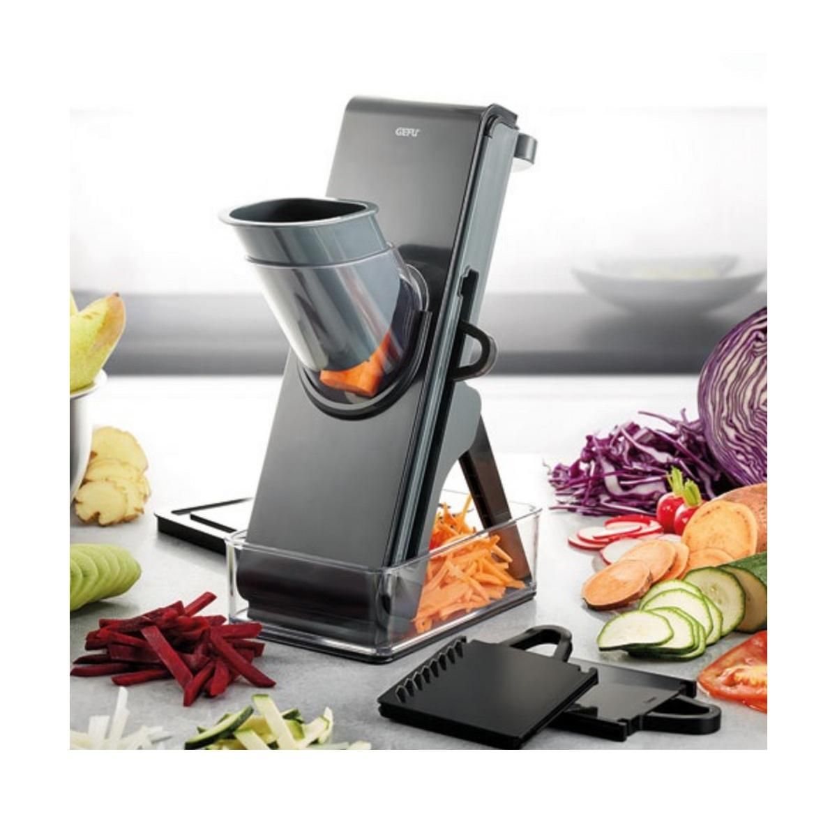 GEFU Coupe-légumes vertical gris - 89551