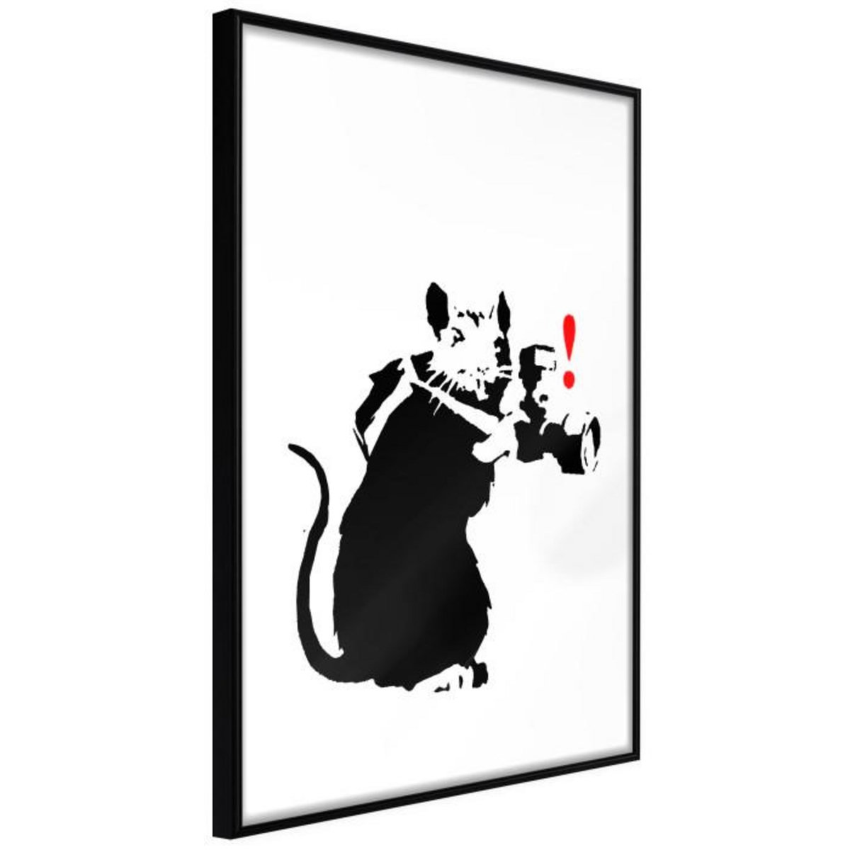 Paris Prix Affiche Murale Encadrée  Banksy Rat Photographer