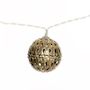 Voir la diapositive 3 : ATMOSPHERA Guirlande Lumineuse Led  10 Boules  165cm Or