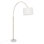 ATMOSPHERA Lampadaire Design Arc  Tilio  195cm Doré