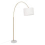 Voir la diapositive 1 : ATMOSPHERA Lampadaire Design Arc  Tilio  195cm Doré