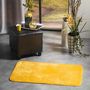Voir la diapositive 3 : Paris Prix Tapis Uni en Flanelle  Flanou  50x80cm Jaune