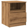 Voir la diapositive 5 : VIDAXL Tables chevet 2 pcs chene artisanal 40x40x50 cm bois ingenierie