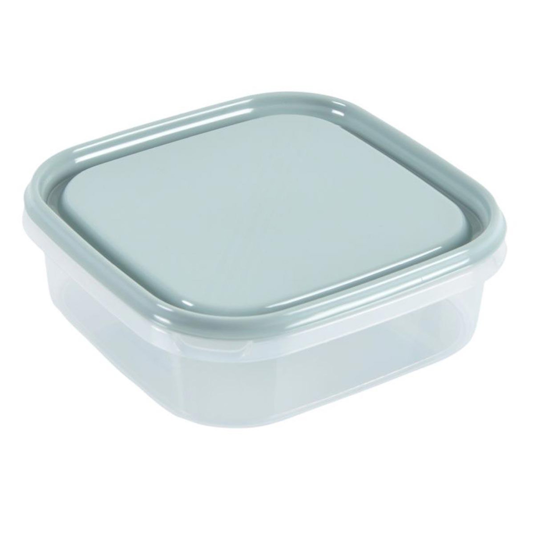 HOMEA Boîte de conservation carrée  merle  1,3l bleu givré