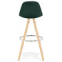 Voir la diapositive 5 : Paris Prix Tabouret de Bar Scandinave  Miro  97cm Vert & Naturel