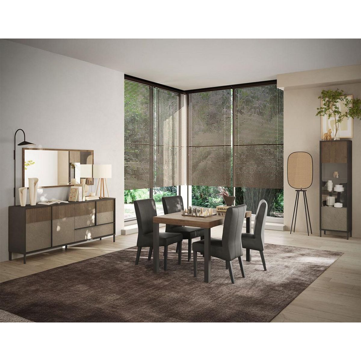 BEST MOBILIER Jules - table à manger - 6 personnes