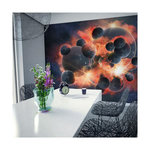 Paris Prix Papier Peint  Rayonnement Alpha. Coloris disponibles : Multicolore