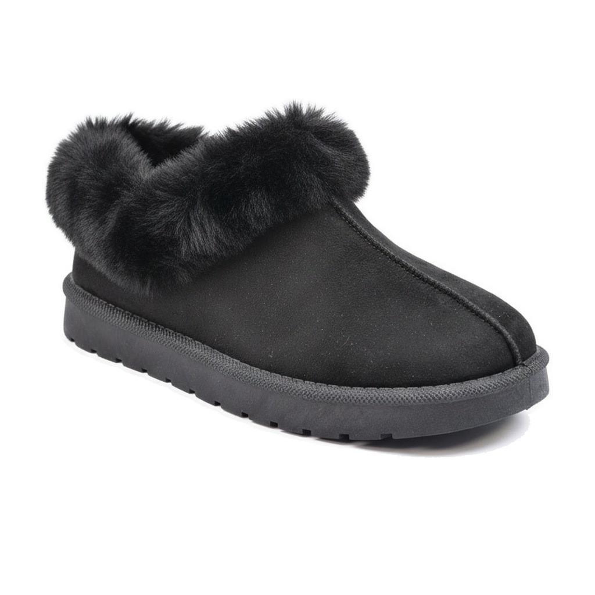 Voir la diapositive 1 : OZABI OZABI Pantoufles Femme Hiver Scandinave, Semelle Crantée Intérieur Extérieur