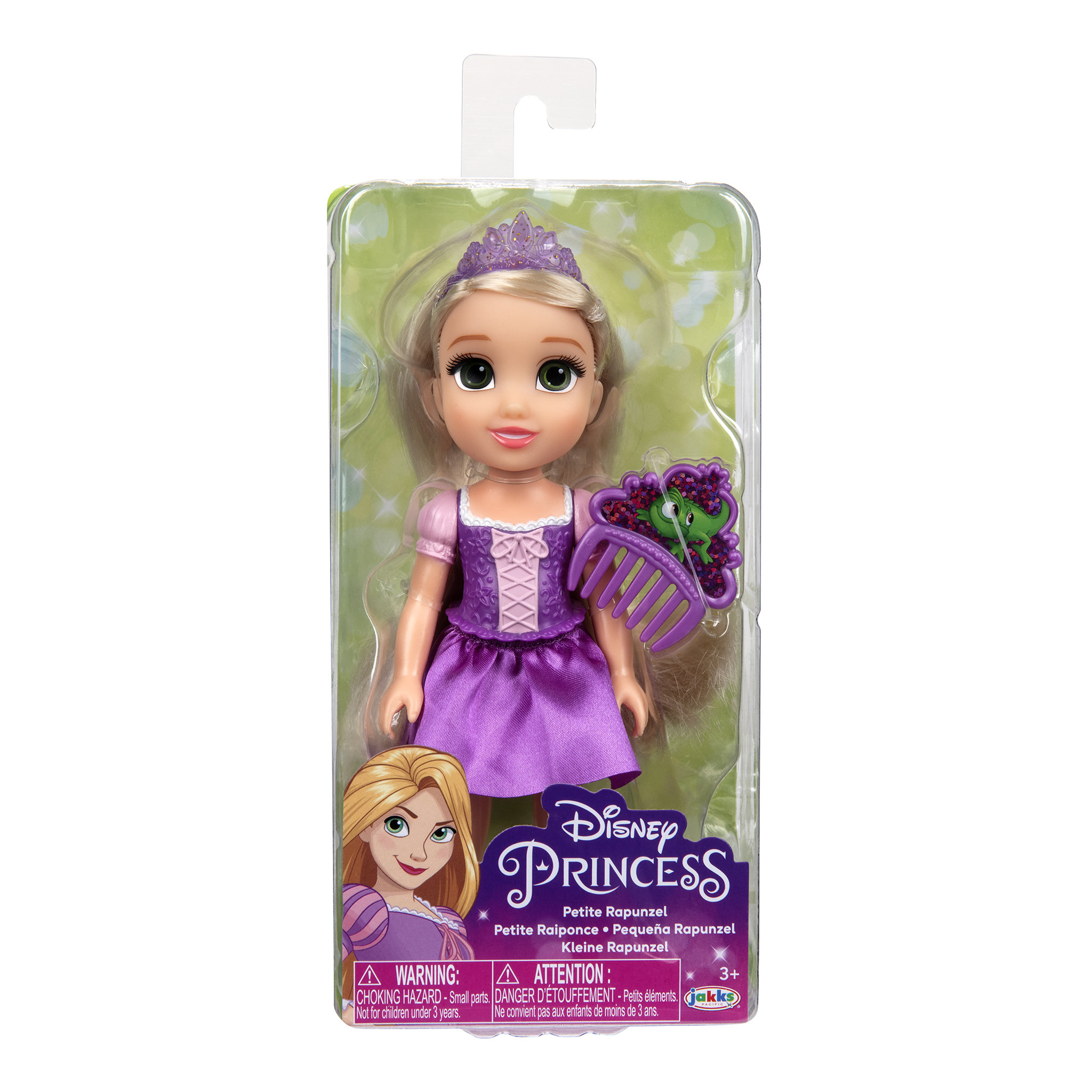 Voir la diapositive 2 : JAKKS PACIFIC Poupée Disney Princess Raiponce - 15 cm