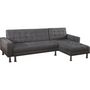 Voir la diapositive 4 : Habitat et Jardin Canapé d'angle convertible et réversible  Theo - 4 places - Gris