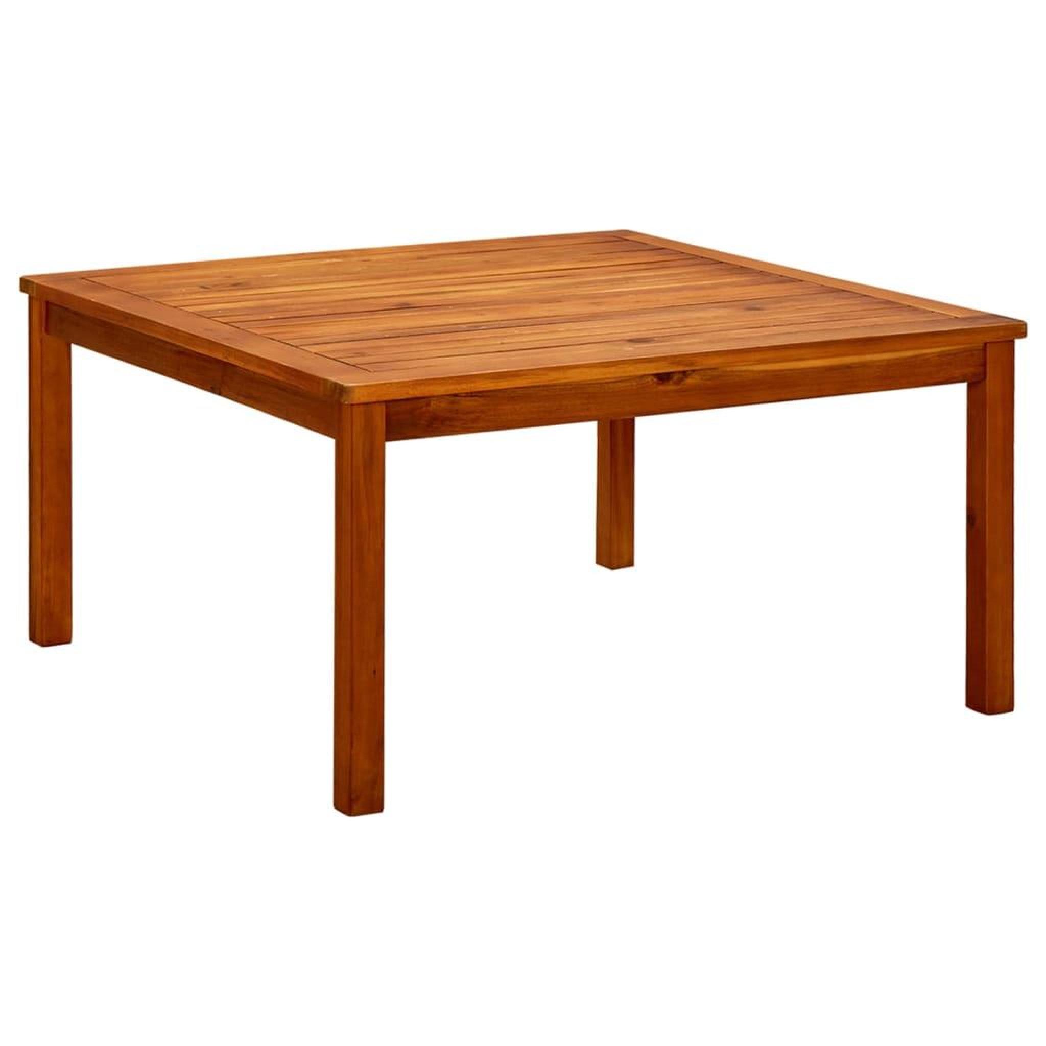 Voir la diapositive 1 : VIDAXL Table basse de jardin 85x85x45 cm Bois solide d'acacia