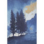 Voir la diapositive 2 : Paris Prix Toile Imprimée Déco  Mountain Tree  80x120cm Bleu