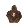 Voir la diapositive 2 : Paris Prix Plaid Sweat à Capuche  Capybara  105cm Marron