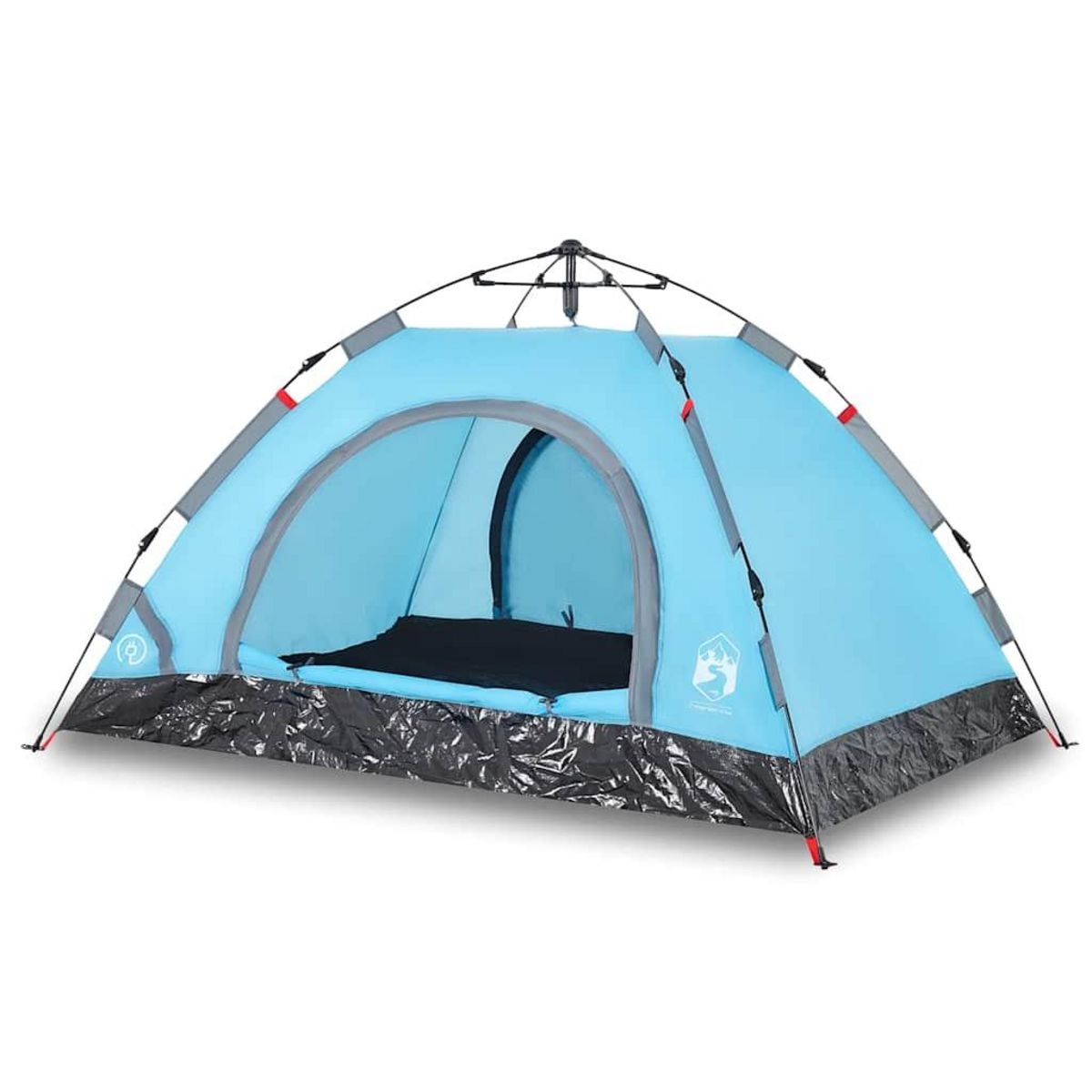 VIDAXL Tente de camping 2 personnes bleu liberation rapide