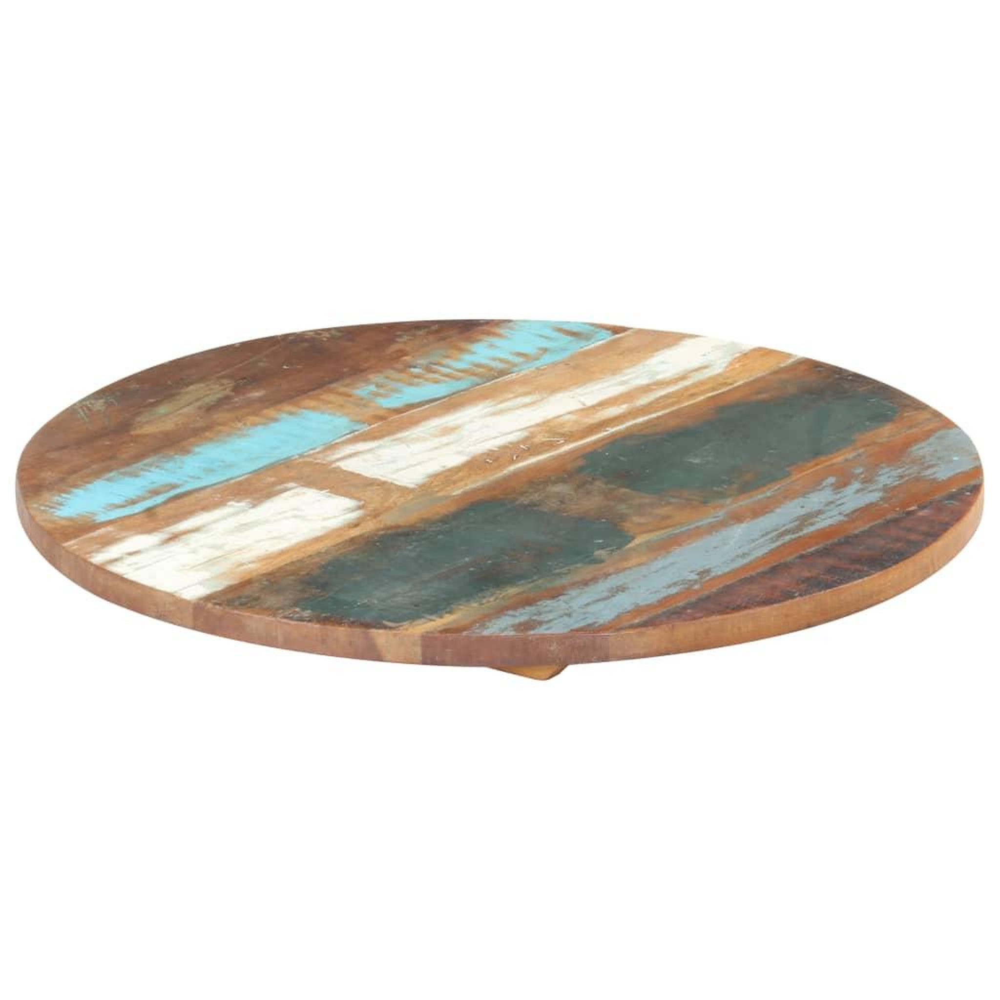VIDAXL Dessus de table rond 40 cm 25-27 mm Bois de recuperation solide