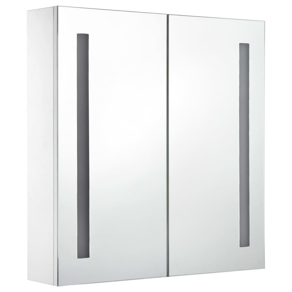 VIDAXL Armoire de salle de bain a miroir LED 60x14x62 cm