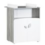 Voir la diapositive 4 : BABY PRICE Ensemble Lit bébé 60x120 cm + commode à langer NEW LEAF