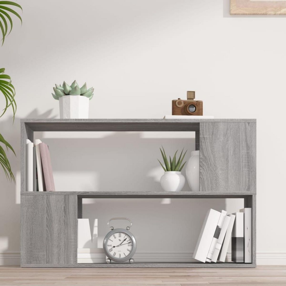 VIDAXL Bibliotheque Sonoma gris 100x24x63 cm Bois d'ingenierie
