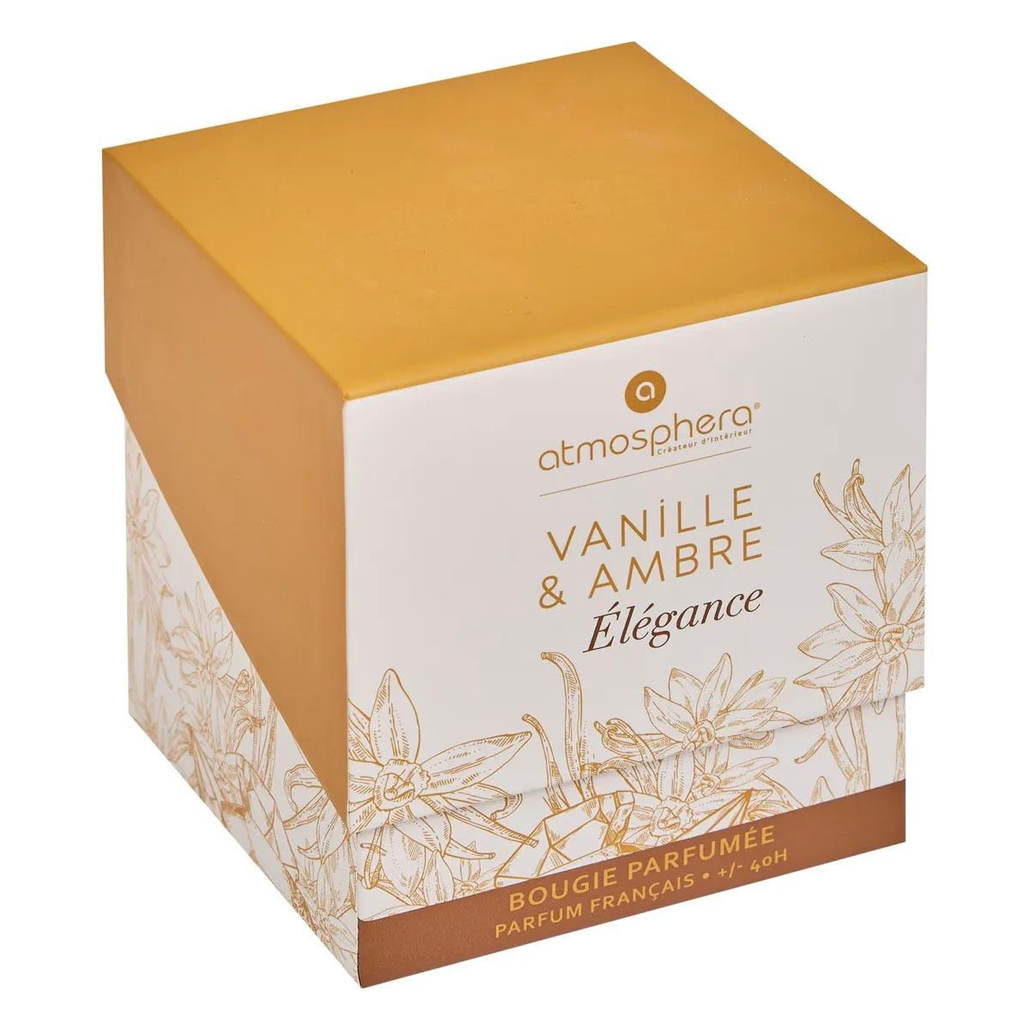 Voir la diapositive 2 : COMPTOIR DE LA BOUGIE Bougie parfumée  mael  190g vanille ambrée