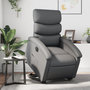 Voir la diapositive 1 : VIDAXL Fauteuil inclinable electrique gris similicuir