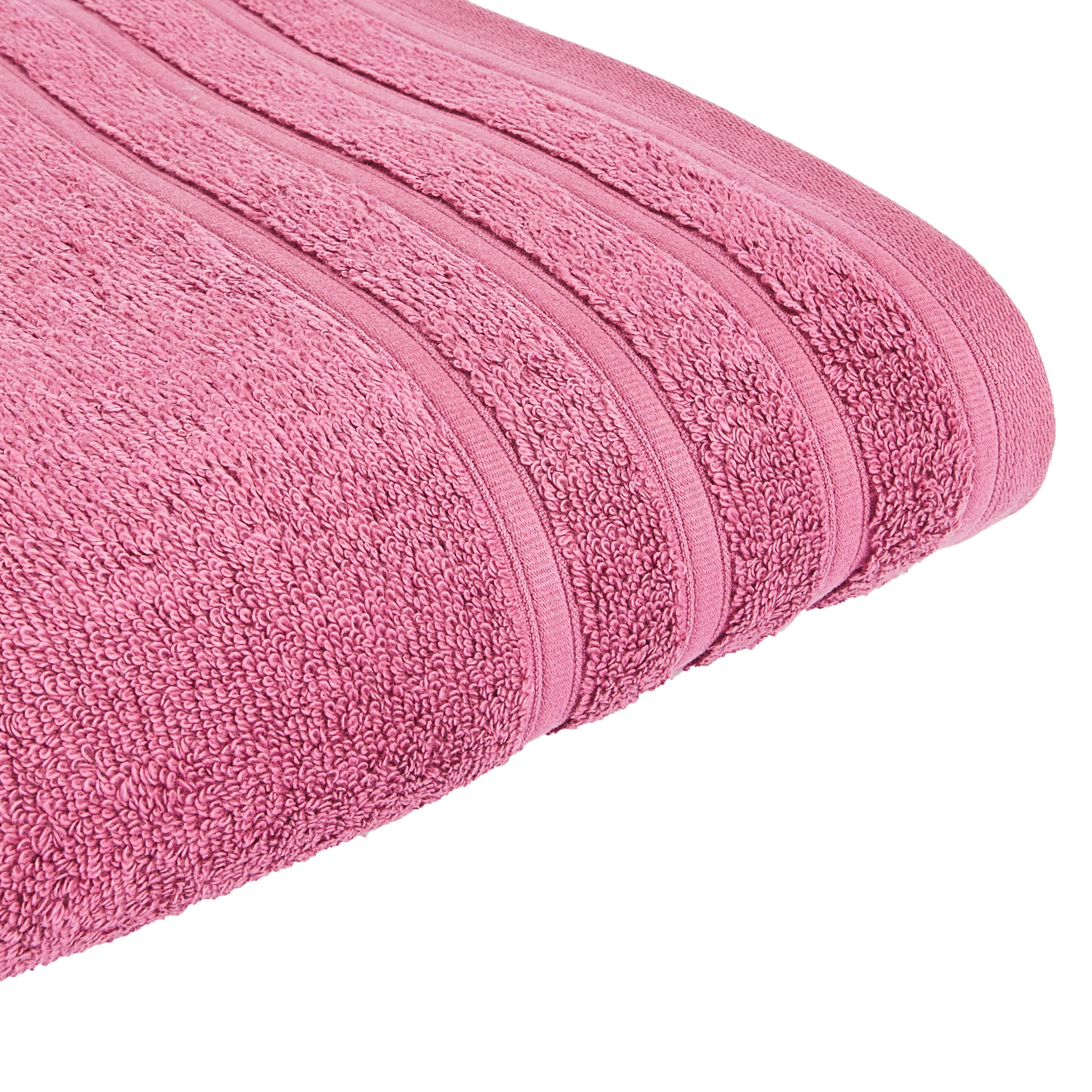 Voir la diapositive 2 : ACTUEL  Serviette de toilette unie en coton bouclé 500 gr/m2