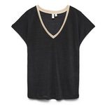 Vero Moda T shirt  Femme Vero  oda Gita. Coloris disponibles : Noir