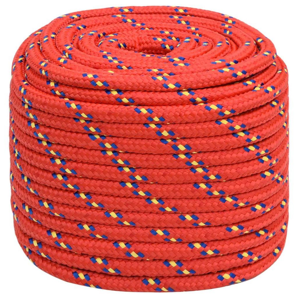 VIDAXL Corde de bateau Rouge 18 mm 100 m Polypropylene