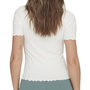 Voir la diapositive 2 : JACQUELINE DE YONG T-Shirt Blanc Femme JDY FRANSISKA