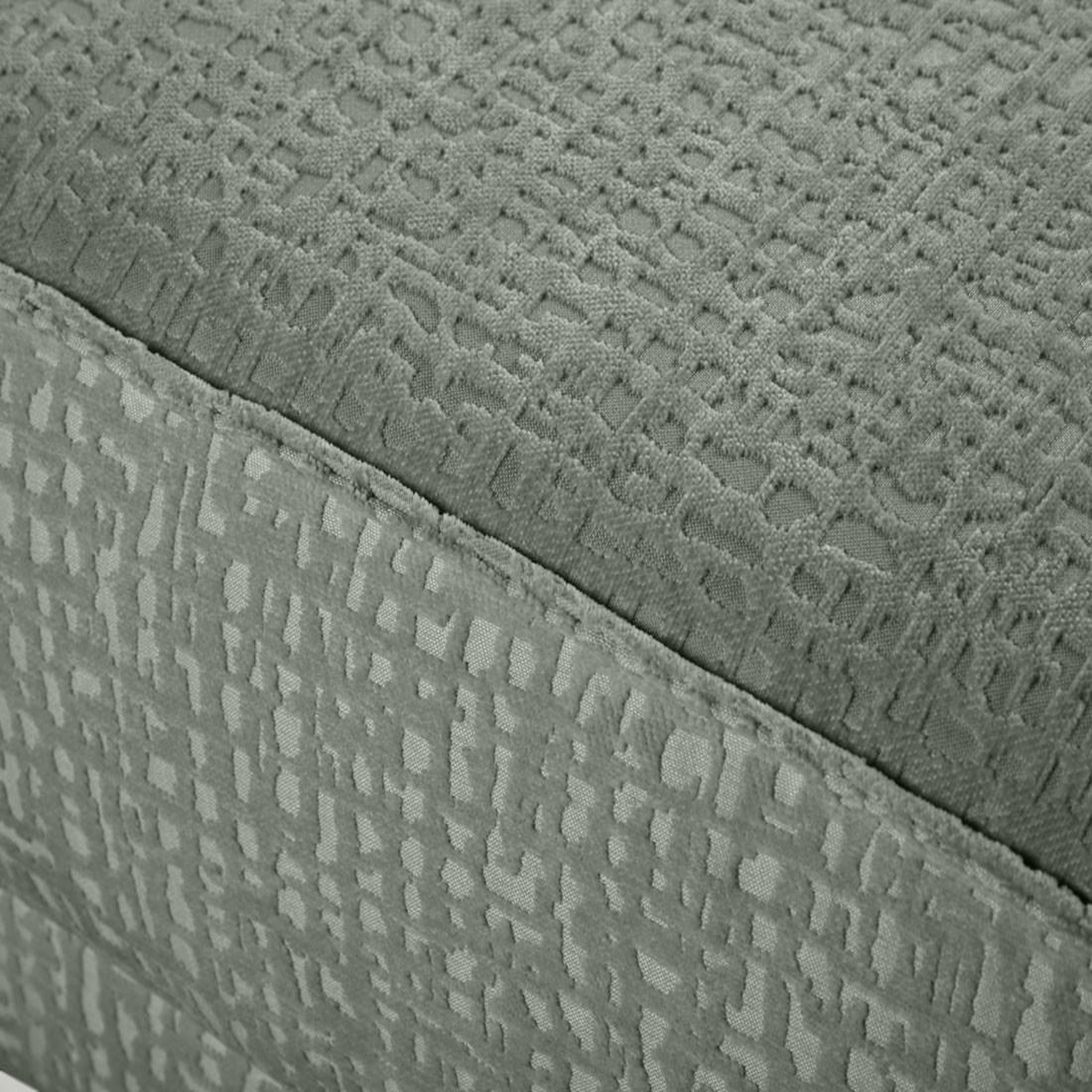 Voir la diapositive 6 : LISA DESIGN Charlie - pouf - pieds hauts - en tissu velours relief