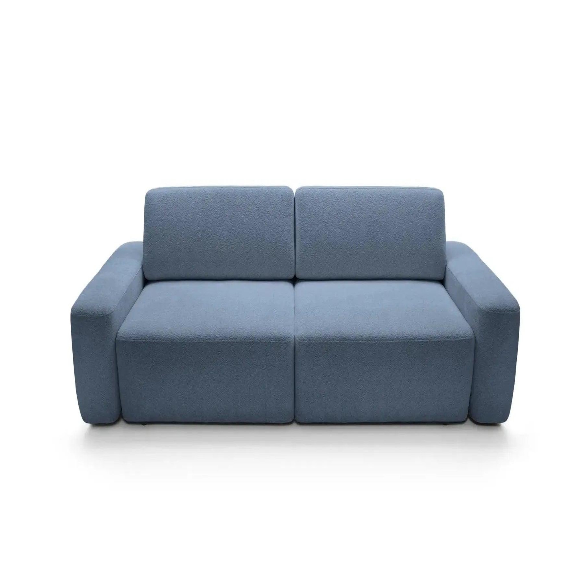 Voir la diapositive 1 : CASANOVA PARIS Ivy - canapé droit convertible coffre tissu chiné