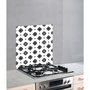 Voir la diapositive 1 : Wenko Fond hotte design Arabesque - L. 60 x l. 70 cm - Blanc et noir