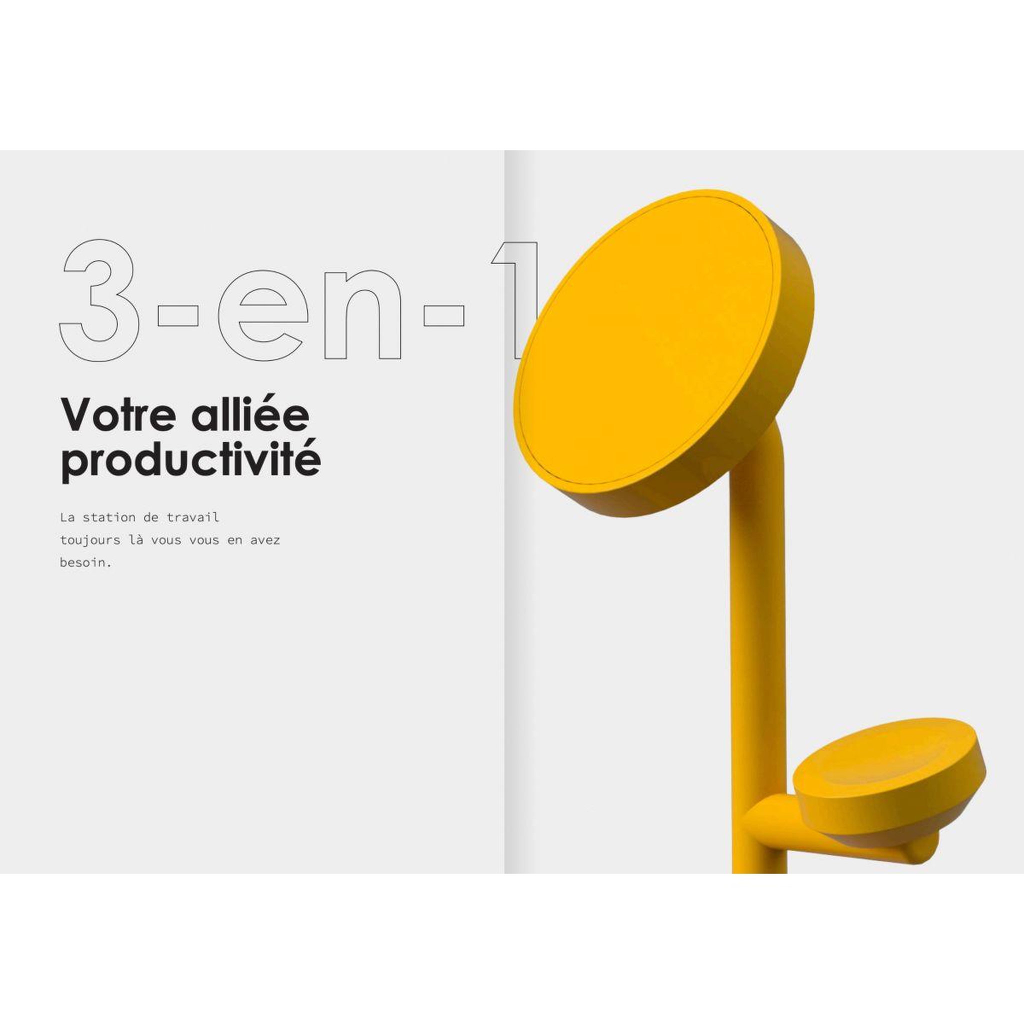 Voir la diapositive 2 : CASYX Chargeur 3 en 1  Charge rapide Qi2 vert