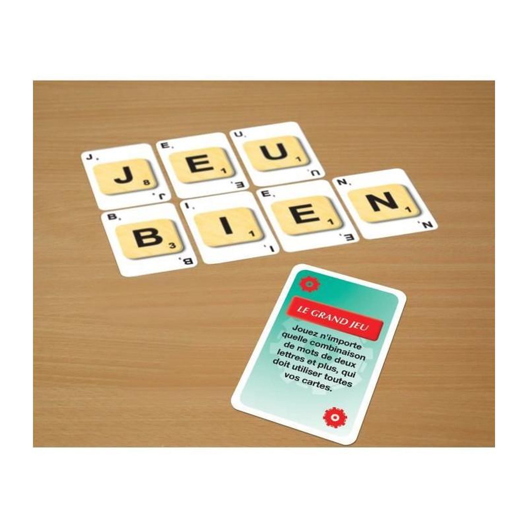 Voir la diapositive 3 : Megableu Scrabble cartes - 3 jeux en 1 - MEGABLEU