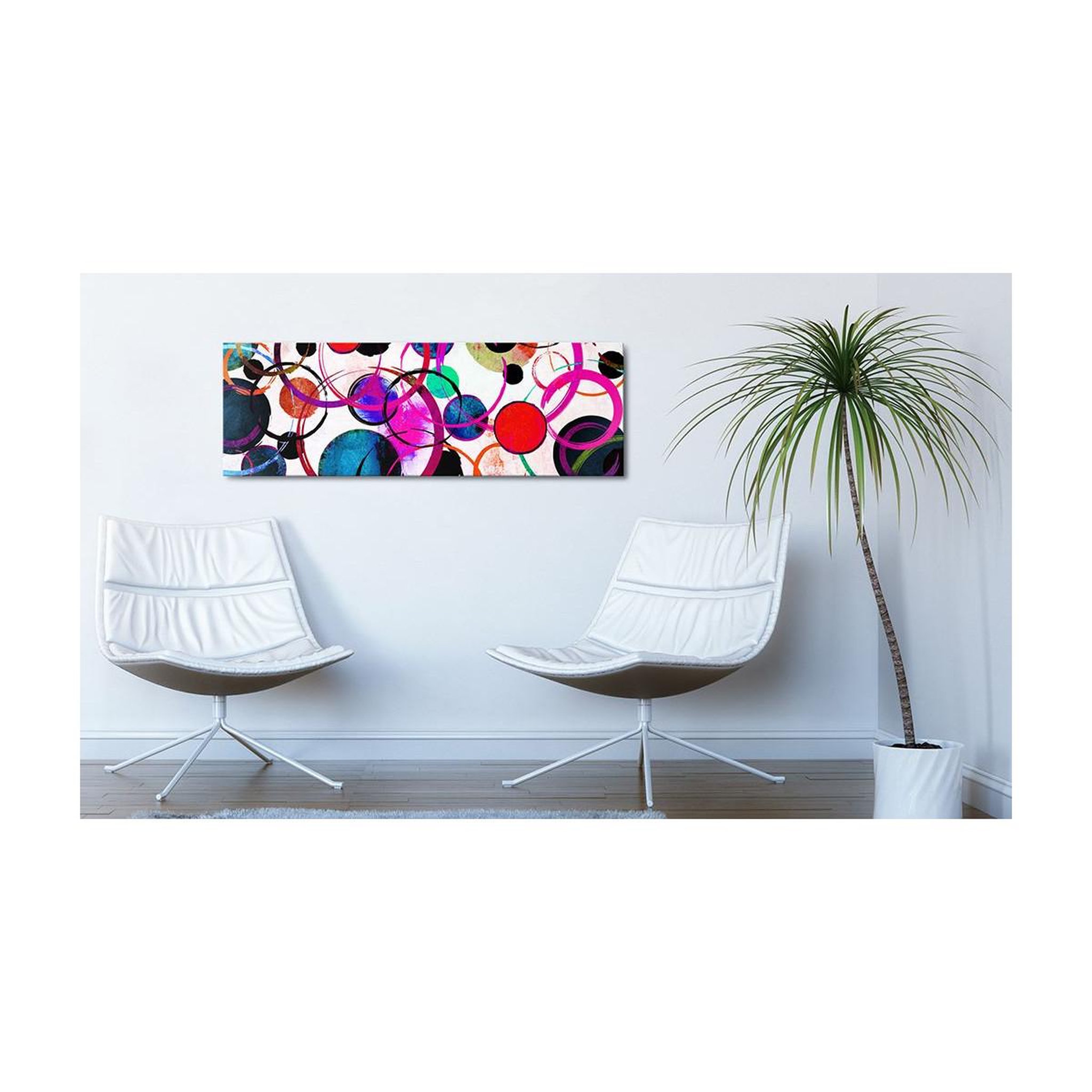 Voir la diapositive 2 : Paris Prix Tableau Imprimé  Colourful Circle