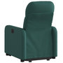 Voir la diapositive 4 : VIDAXL Fauteuil inclinable electrique vert fonce tissu