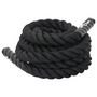 Voir la diapositive 6 : VIDAXL Corde de combat noir 9 m 6,8 kg polyester